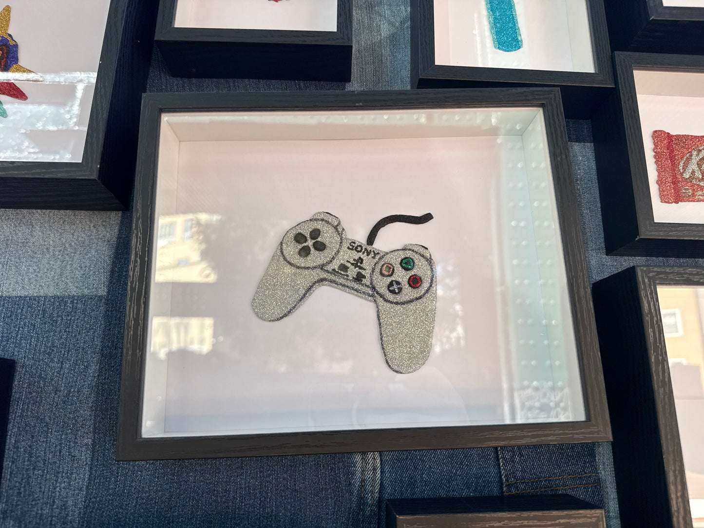 Glitter Playstation Controler