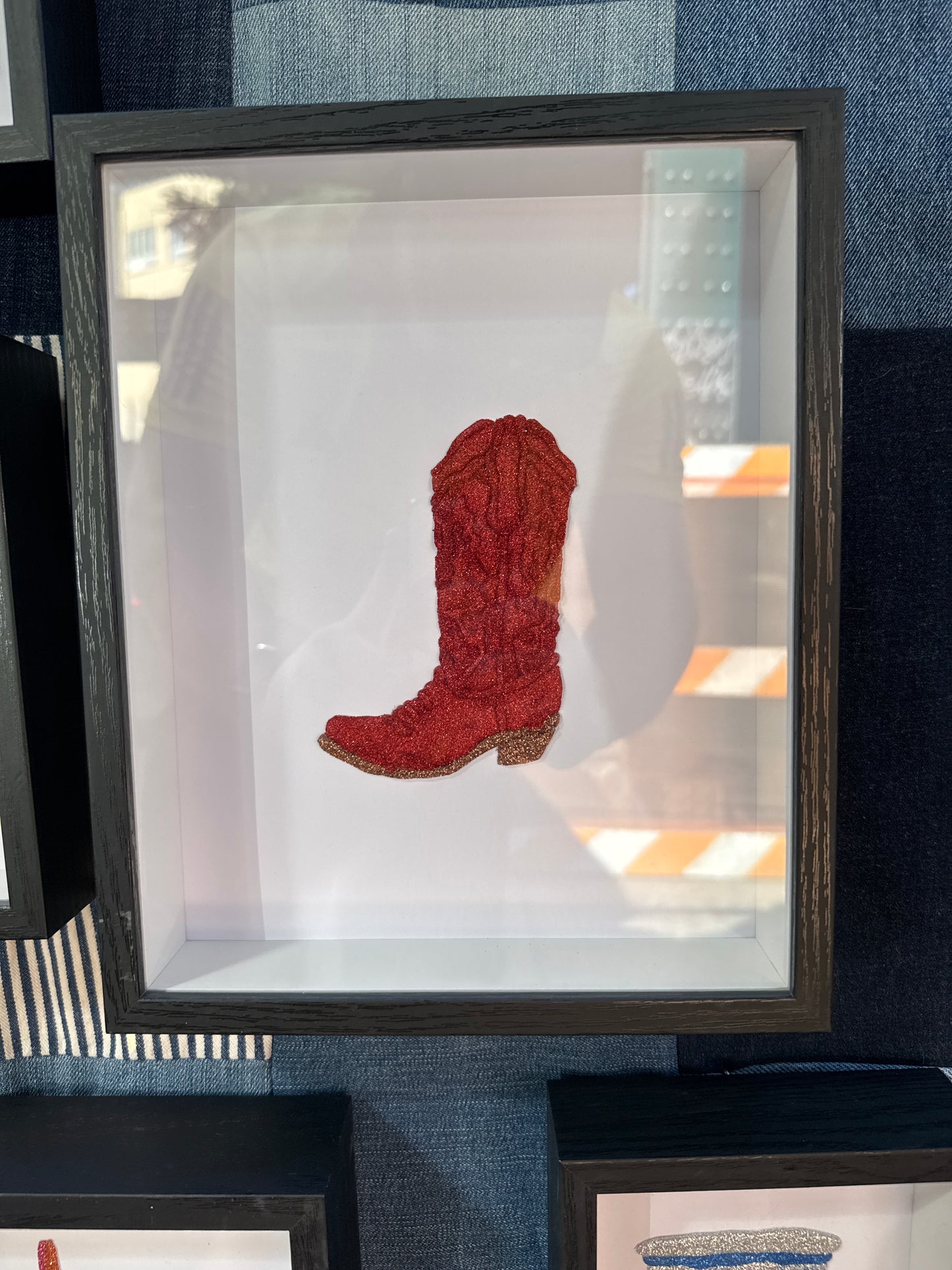 Glitter Red Cowboy Boot