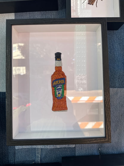 Glitter Aperol Bottle