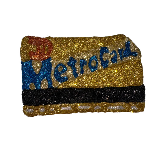 Glitter Metro Card