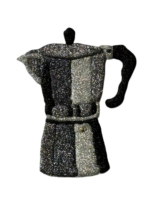 Glitter Moka Pot